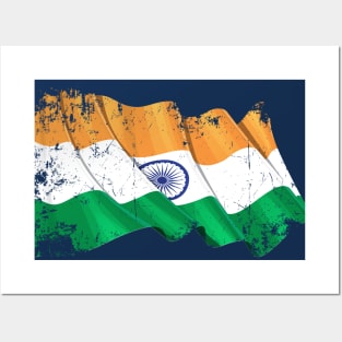 India Flag Posters and Art